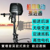 洋洋優品 【台灣公司保固】電動船外機12V48V60V大功率手持電動船外機掛機水下推進器電機艇