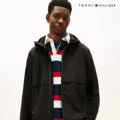 【Tommy Hilfiger】TH Protect Hooded Jacket_黑色