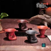 臺灣出貨#宜興紫砂茶濾茶漏茶具茶道零配蓋碗茶碗公道杯茶海茶濾鴨嘴奶壺#免運