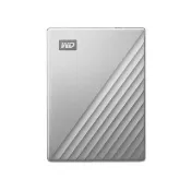 【WD 威騰】My Passport Ultra 4TB Type-C 2.5吋 行動硬碟 銀(WDBFTM0040BSL-WESN)