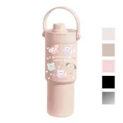 (店+)【Twinko】SGS驗證-兔茸茸達摩軟萌開運款*陶瓷保溫杯735ml/環保杯/隨行杯-HM245(幸運兔茸茸-滿版達摩)