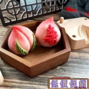 爆款下殺⚡壽桃模具 糕點模具 烘焙模具 桃子模具蟠桃模具木質僊桃模具3D立體壽桃模網紅壽桃模具糕點心模