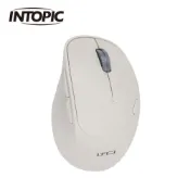 【全聯線上購】【INTOPIC 廣鼎】UFO-MSW-Q773 2.4GHz 飛碟無線靜音滑鼠 卡其(靜音按鍵開關靜享舒適)