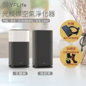 YFLife圓方 AIR6 Plus 空氣清淨機 奈米光觸媒+負離子雙效淨化器∣附最新18W變壓器∣免運