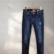 Levi's 711 skinny 棉混彈性拼貼塗鴉風格修身低腰牛仔褲 / Levi's彈性牛仔褲 25腰 / 幾乎全新