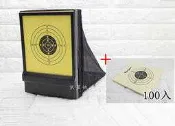 台南 武星級 網狀集彈靶 + 靶紙100入(靶座靶紙靶心槍靶自動靶標靶射擊靶BB槍BB彈靶瓦斯槍玩具槍空氣槍CO2槍模型
