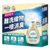 玉山最低比價網 [COSCO代購6] 單次運費限購一組 C215928 風倍清 織物除菌消臭噴霧 高效除臭 370毫升 + 補充包 320毫升 X 4入