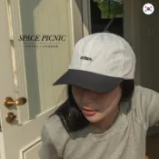 Space Picnic｜正韓-會愛上的輕量urban拼色棒球帽-3色【K23042053】