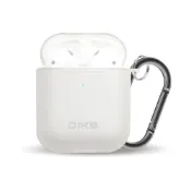 (店+)【DIKE】DTE311 Air Pods 晶透收納套 保護套 IPHONE 耳機殼保護套 附防丟扣環 耳機殼