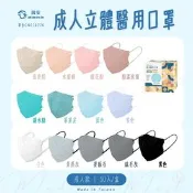 【生活市集】【興安】3D立體成人醫用口罩(50片/盒)