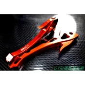 K&S 一體成形 CNC 大牛角 剎車拉桿 煞車拉桿 BWS 大B RS RSZ ZERO CUXI QC 橘色
