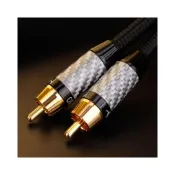 (店+)YYTCG發燒級重低音數位同軸線 訊號線 音頻訊號線 重低音訊號線 數位線 鍍金頭 無氧銅(30-504-0X)