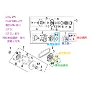SYM三陽 原廠 DRG 曼巴MMBCU JET SL SL+158 傳動螺姆 墊片 碗公螺姆 普利盤螺姆 開閉盤 螺帽