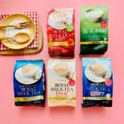 【象象媽咪】日本日東奶茶 沖泡奶茶 低卡奶茶 抹茶 無咖啡因奶茶 蜂蜜奶茶 抹茶歐蕾