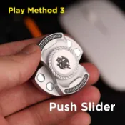 3 合 1 磁性 Fidget Spinner 玩具、Push Play 感官小工具、緩解壓力和 ADHD 焦點工具,適