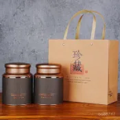 茶葉罐鐵罐小青柑鐵盒子家用半斤裝一斤裝綠紅茶便攜空罐通用密封 YRS7
