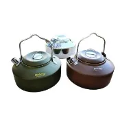 【May Shop】不銹鋼煮水壺泡麵壺燒水壺1.1L登山野營茶壺
