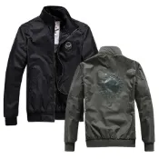 (店+)【Billgo】*現貨*MA1徽章立領飛行員夾克 軍裝風衣外套 2色 M-2XL碼防潑水、夾棉、潮流