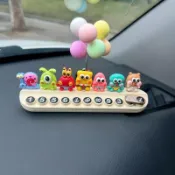 ✨軟萌治愈✨海綿寶寶 派大星 電話牌 牌車擺件 動漫周邊 海綿寶寶挪車電話牌汽車臨時停車號碼牌車載香薰隱藏停車牌車擺件