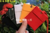 Sofie 機縫工房【素色-紅 黃 白 綠 黑色】五行平安符袋 金木水火土香火袋 項鍊護身符袋 五行色保平安袋 手工手作