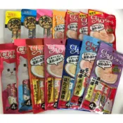〈liondog二館〉 大量現貨! CIAO貓肉泥 貓零食 一包4入 燒肉泥 啾嚕肉泥 寒天肉泥