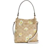 COACH 小號經典印花水桶單肩斜跨包 C3411(整新)~【 菲尼斯 國際精品 ★初秋極享】