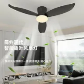 huangjinlang 【簡約靜音】風扇燈 吊扇燈 裝飾燈 吸頂燈 臥室燈 過道燈 客廳燈 遙控調光 三色溫切換 靜音電機 外銷品質 免安裝費