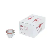 (店+)Weck 756玻璃密封罐 35ml 單箱12入 (含密封圈+扣夾/mini Mold/布丁杯/保鮮罐/收納罐)