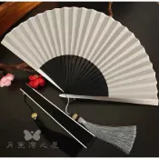 扇子 鈦合金扇子 金屬骨架扇子 鋼骨鋁合金隨身鐵扇古風扇子 折扇鈦合金扇子 金屬骨架扇子  5k