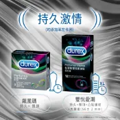『Durex杜蕾斯』雙悅愛潮裝衛生套 3入/12入｜可樂研究社