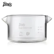 BINCOO 意式咖啡萃取杯 濃縮量杯 接液杯帶刻度 意式咖啡機盎司杯 奶盅 80ML