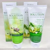 (店+)【DEOPROCE 迪普詩】韓國 深層保濕洗面乳 170ML(大容量)  蝸牛 綠茶 潔面乳
