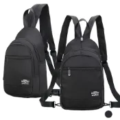 (店+)【LEESA】尼龍斜背包\胸包\兩用包\黑色包包\韓國包包\中性包包\後背包\多功能\雙肩包\包包\大容量