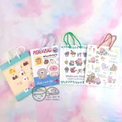 (店+)【SANRIO 三麗鷗】😉卡通可愛禮物紙袋 卡娜赫拉 拉拉熊 吉伊卡哇 三麗鷗KITTY美樂蒂大耳狗 手提袋 送禮提袋 禮物袋 禮品袋 包裝袋