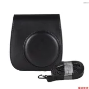 拍立得相機包 PU材質 帶磁扣 配肩帶 適用富士Fujifilm Instax Mini 12/11/9/8 黑色