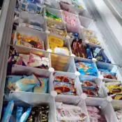 【臺灣出貨】冰櫃雪糕冰淇淋分類隔板冷凍丸子隔斷板冰箱內置物架多層分類隔板【直降】