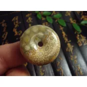 ◎臻品閣◎ 天然~珊瑚玉 菊花玉 平安扣 玉墬 精品珊瑚玉 S18