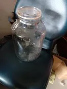 早期玻璃罐 可裝10公升 玻璃密封罐
