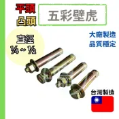 凸頭壁虎 平頭壁虎 1/4 5/16 3/8 1/2 膨脹螺絲 電五彩壁虎 套管壁虎 外牙壁虎 壁虎2分2分半3分4分