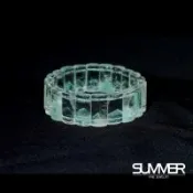 【SUMMER寶石】金字塔翠幽靈手排60g (20mm)