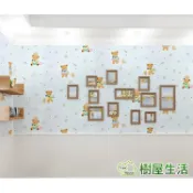 【樹屋生活】防水自黏壁紙 〔兒童房系列 WTP488〕每捲1000公分 壁貼仿磚紋PVC牆貼文化石木紋窗貼印花壓紋磚牆