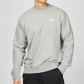 Nike CLUB CRW BB 男子 灰色 棉質 刺繡 保暖 長袖 大學T BV2667-063
