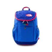 【The North Face】北面兒童藍色DWR防潑水翻蓋式休閒後背包｜52VWZQA 書包