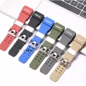 【現貨】樹脂替代表帶適用於卡西歐G-shock大泥王GWG-1000-1A/A3/1A1 GB/GG男士防水運動橡膠錶帶