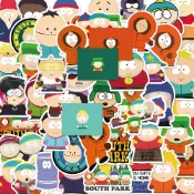 50張入 南方公園 南方四賤客 SOUTH PARK 防水貼紙 行李箱貼紙 機車貼紙 筆電貼紙（3）