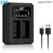 JJC LP-E17電池充電器 Canon V1 EOS R100 R50 R10 R8 RP 200D II 77D