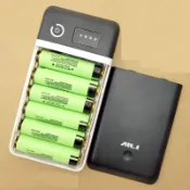 萊特 18650 電池盒 6顆款 無電池  5V 2A DC12V 台灣出貨,附發票