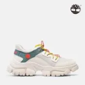 Timberland 女款白色低筒綁帶休閒鞋|A5Q13EM3