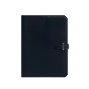 【BreezeOnline 微風精品線上】dunhill 山羊皮套筆記本(深藍色)