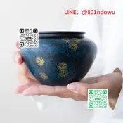 【精品推薦】大漆老鐵茶洗小號加勇茶渣缸廢水缸高檔復古建水茶盂功夫茶具佩見